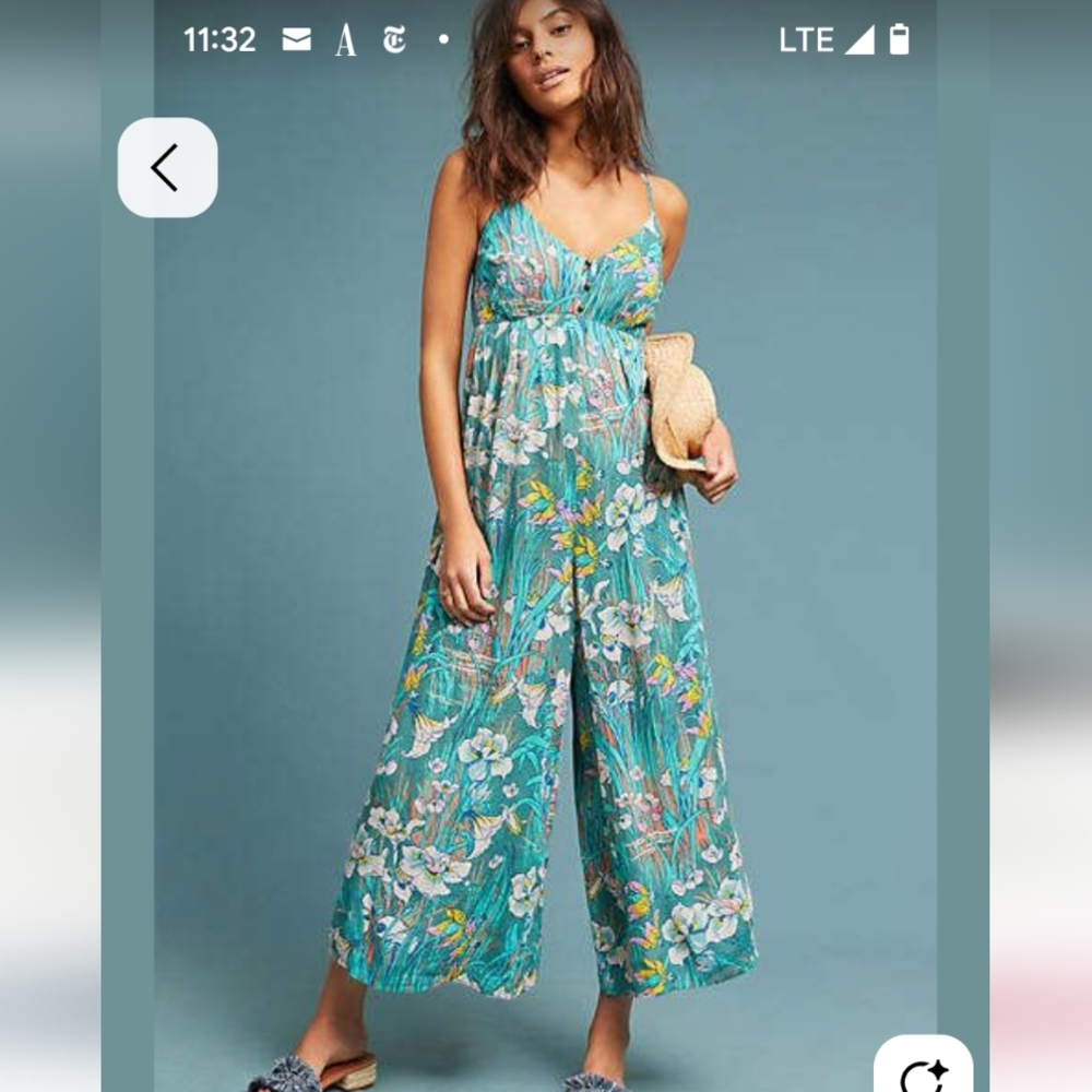 Anthropolgie Akemi+Kim Baton Rouge Jumpsuit